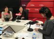 Iratxe Enderika e Irune Díez, parte del equipo de Pedro Luis Uriarte, en el programa Graffiti de Radio Euskadi.